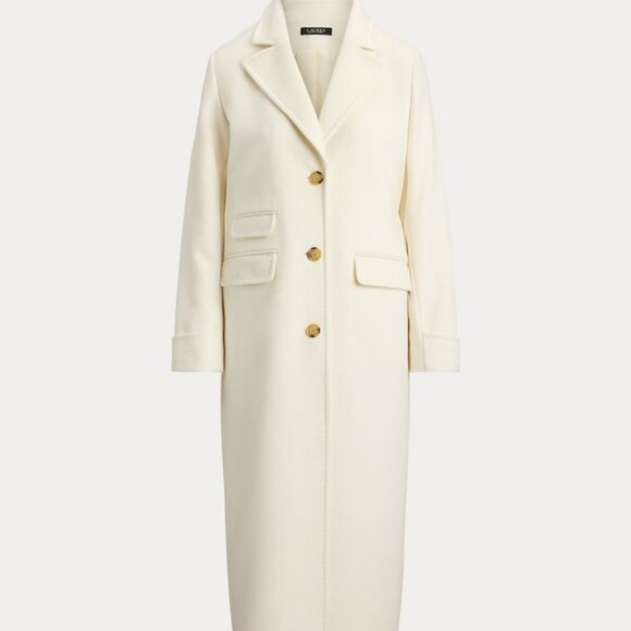 Ralph Lauren Wool-Blend Reefer Coat - Picture 3 of 7